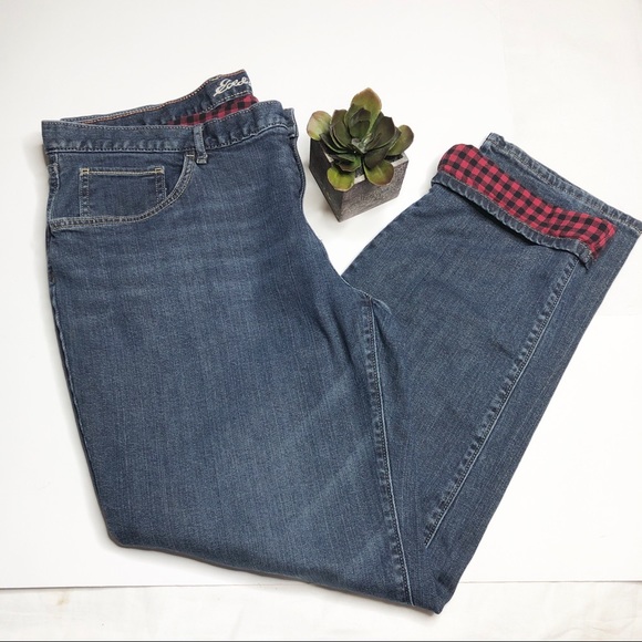 Eddie bauer flannel lined jeans Clearance
